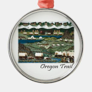 Oregon Trail Ornament Aus Metall
