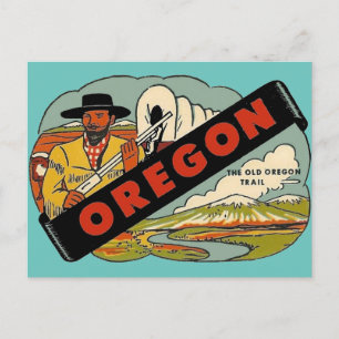 Oregon Trail Postcard Postkarte