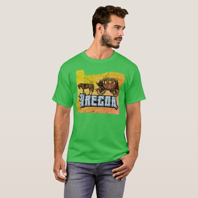 Oregon Trails Wagon T - Shirt (Vorne ganz)
