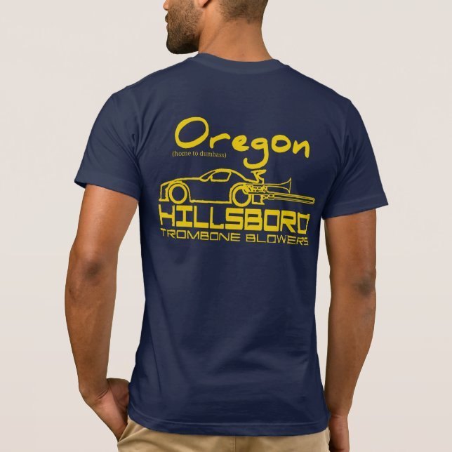 Oregon Trombone Blowers T-Shirt (Rückseite)