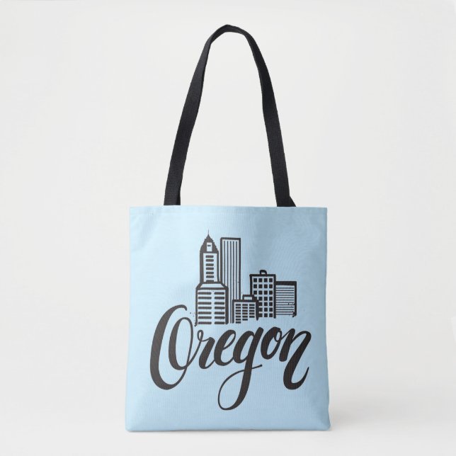 Oregon-Typografie-Entwurf (Vorderseite)