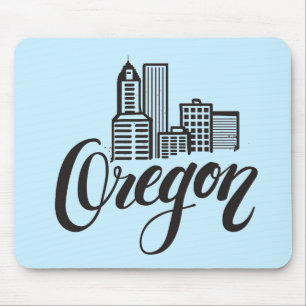 Oregon-Typografie-Entwurf Mousepad