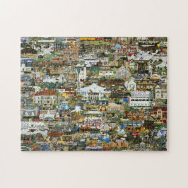 Oregon- u. Washington-Collage Puzzle