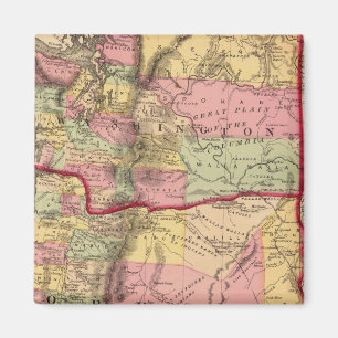Oregon und das Territorium Washington Magnet