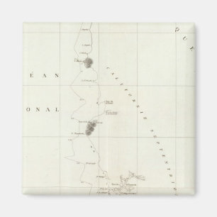 Oregon und Kalifornien Magnet