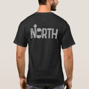 Oregon Up North Pnw Pacific Northwest Staat Karte T-Shirt
