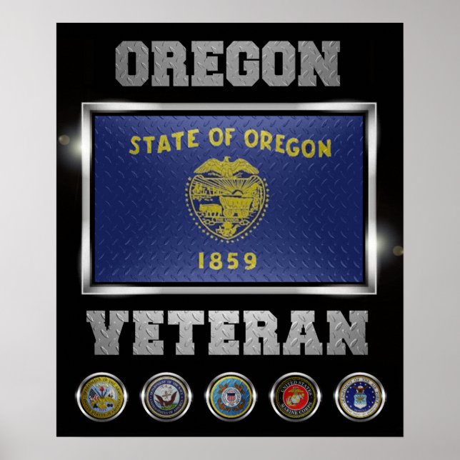 Oregon Veteran Poster (Vorne)