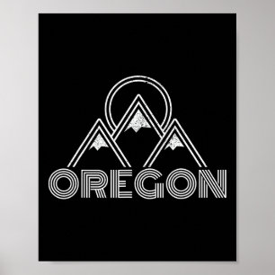 Oregon Vintag Retro Albergo Colmanicchio Poster