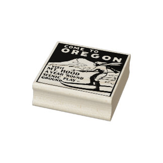 Oregon Vintage Retrogummi Briefmarke Gummistempel