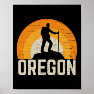 Oregon Wandern Poster