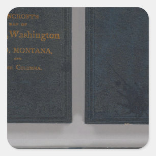 Oregon, Washington, Idaho, Montana Quadratischer Aufkleber
