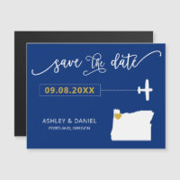 Oregon Wedding Save the Date Card, Karte