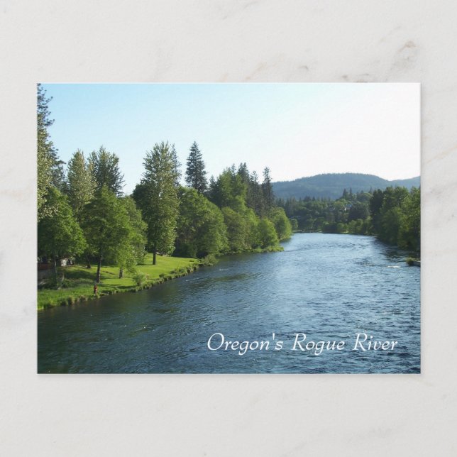 Oregon's Rogue River Postkarte (Vorderseite)