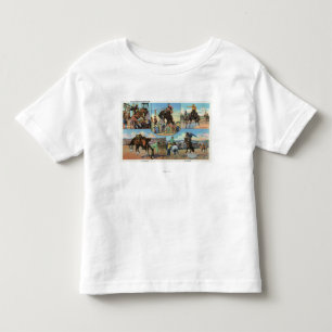 OregonScenic Ansichten der Rodeo-Pferden-Kerle Kleinkind T-shirt