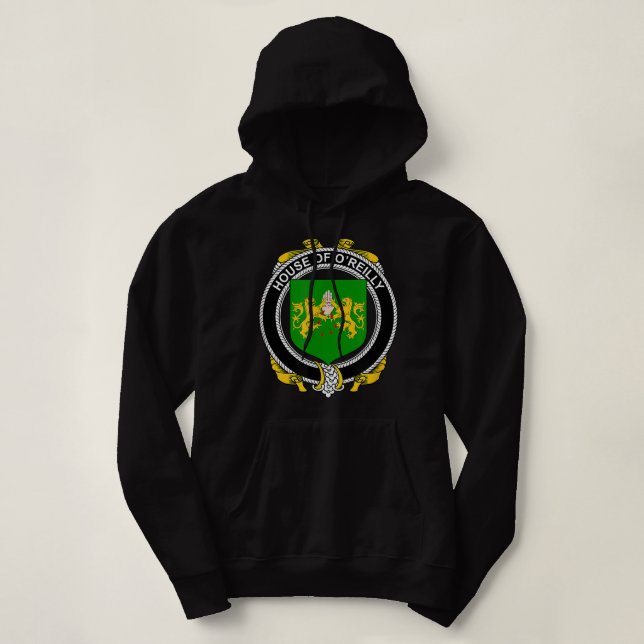 O'Reilly Coat of Arms Familienwappen Hoodie (Design vorne)