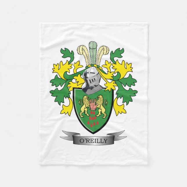 O'Reilly-Wappen Fleecedecke (Vorderseite)