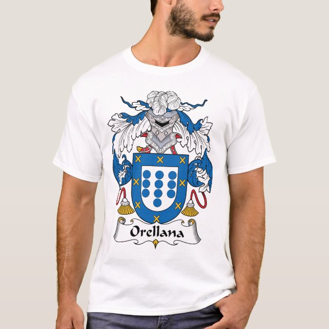 Orellana Familienwappen T-Shirt (Vorderseite)