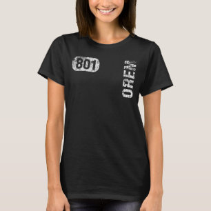 Orem Utah 801 Bereichscode Vintag Retro T-Shirt