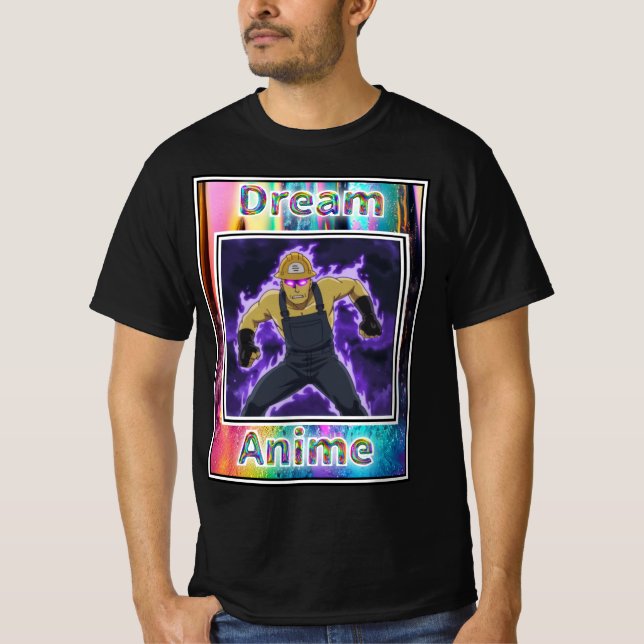 Oren Miner Dream Anime T-Shirt (Vorderseite)