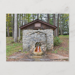 Orenda Spring, Saratoga Landkreis New York Postkarte