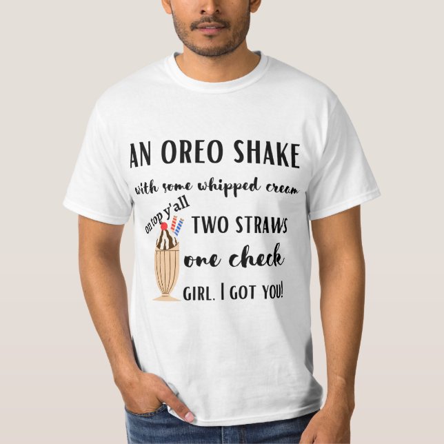 Oreo Shake T-Shirt (Vorderseite)
