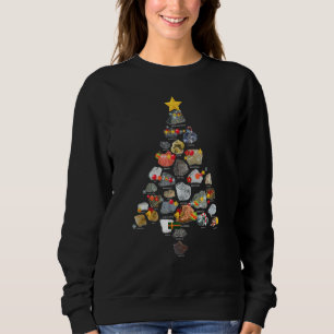 Ores Minerals Gems Rocks sammeln Weihnachtsbaum Sweatshirt