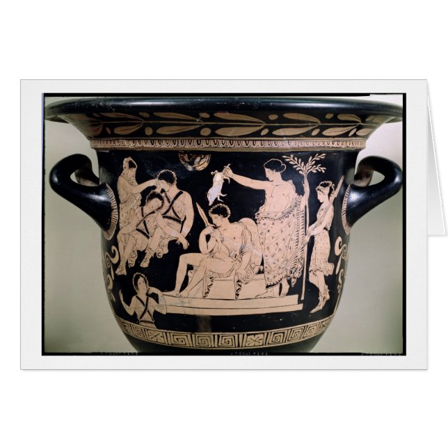 Orestes als Suppliant am Schrein von Apollo herein (Vorderseite (Horizontal))