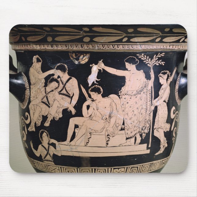 Orestes als Suppliant am Schrein von Apollo herein Mousepad (Vorne)