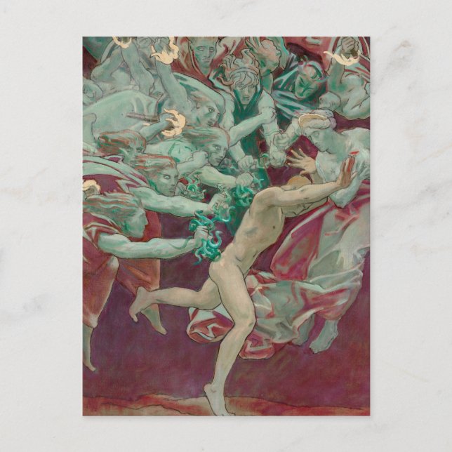 Orestes und die Furys von John Singer Sargent Postkarte (Vorderseite)
