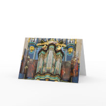 Organ, Breda, Niederlande Grußkarte
