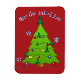 Organ Donation Awareness Christmas Tree Holiday Magnet