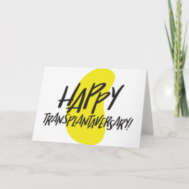 Organ | Happy Transplantaversary Card Karte