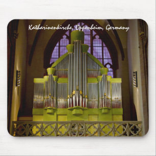 Organ in Oppenheim, Deutschland Mousepad