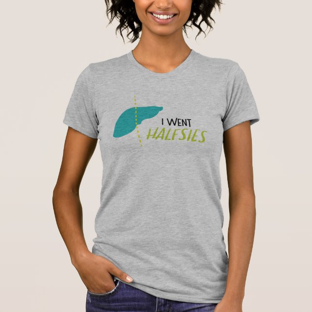 Organ-Leber | ging ich Halfsies T-Shirt (Vorderseite)