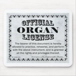 Organ-Lizenz Mousepad