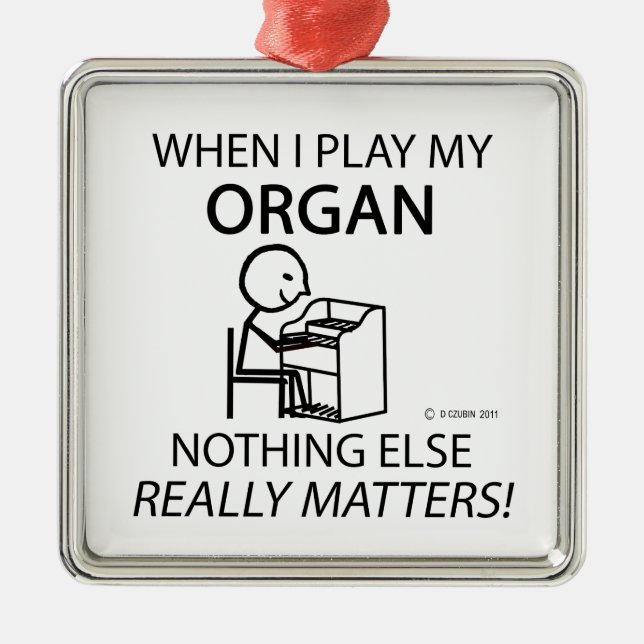 Organ nichts anderes zählt ornament aus metall (Vorne)