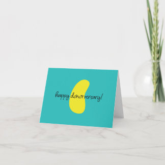 Organ Niere Glücklicher Donorversary-Grußkarte Dankeskarte