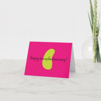 Organ Niere Glückliches Transplantaversary Notizka Dankeskarte