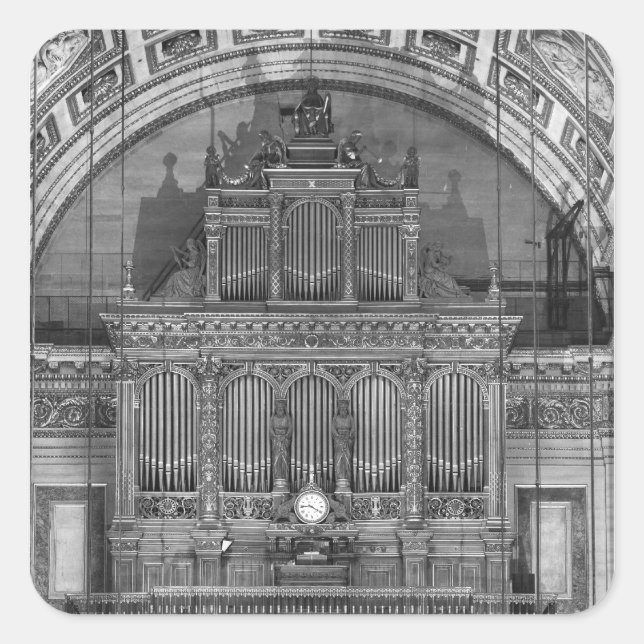 Organ Quadratischer Aufkleber (Vorderseite)
