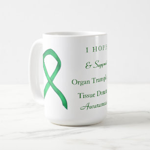 Organ- und Gewebespende Sensibilisierungskampagne Kaffeetasse