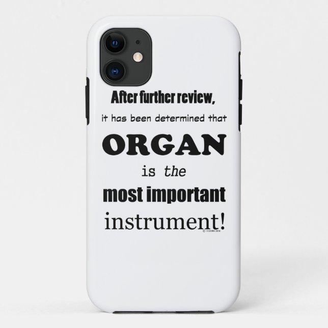 Organ wichtigstes Instrument Case-Mate iPhone Hülle (Rückseite)