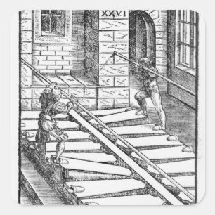 Organbläschen Quadratischer Aufkleber