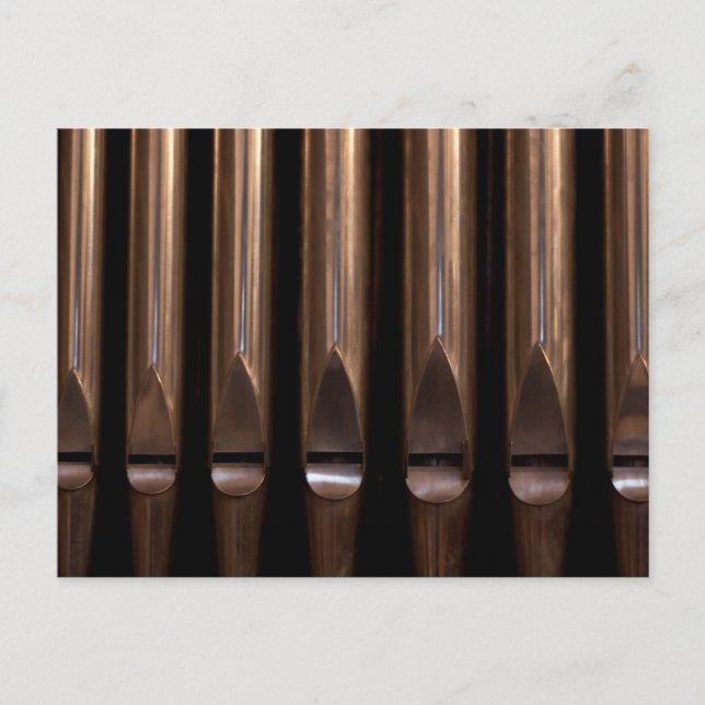 Organe Postkarte (Vorderseite)