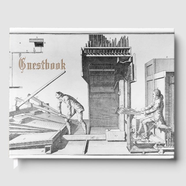 Organguestbook Gästebuch (Vorderseite)