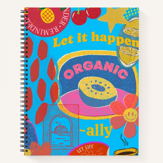 ORGANIC-ALLY Spiral Notebook Notizbuch (Vorderseite)