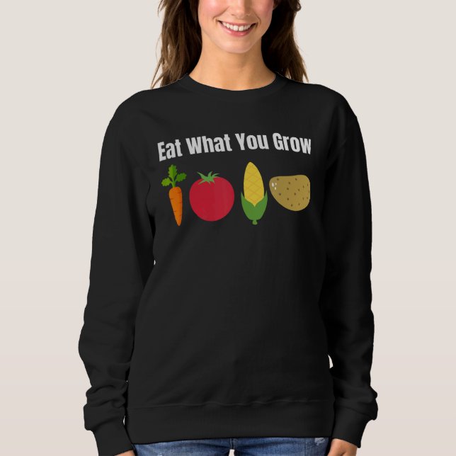 Organic Gardening Farming Homesteading Crunchy Mom Sweatshirt (Vorderseite)