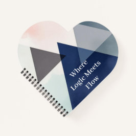 Organic Geometry Fusion | Watercolour Notizbuch