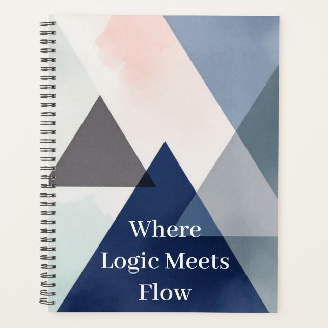 Organic Geometry Fusion | Watercolour Planer (Vorderseite)