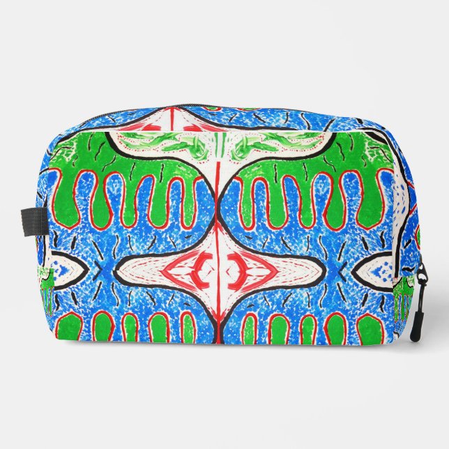 "Organic Geometry" Travel Pouch Waschbeutel (Vorderseite)