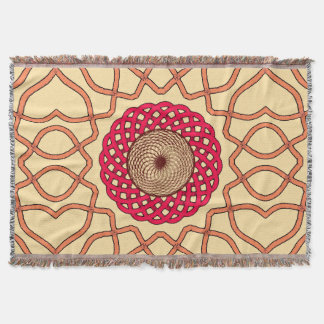 Organic Mandala Spiral Design Decke